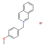 Isoquinolinium,2-[(4-methoxyphenyl)methyl]-, bromide (1:1)