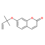 2H-1-Benzopyran-2-one, 7-[(1,1-dimethyl-2-propenyl)oxy]-