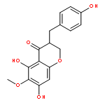 5,7,4'-trihydroxy-6-methoxyhomoisoflavanone