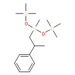 TRIMETHYL-[METHYL-(2-PHENYLPROPYL)-TRIMETHYLSILYLOXYSILYL]OXYSILANE 