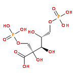 D-Ribonic acid,2-C-[(phosphonooxy)methyl]-, 5-(dihydrogen phosphate)