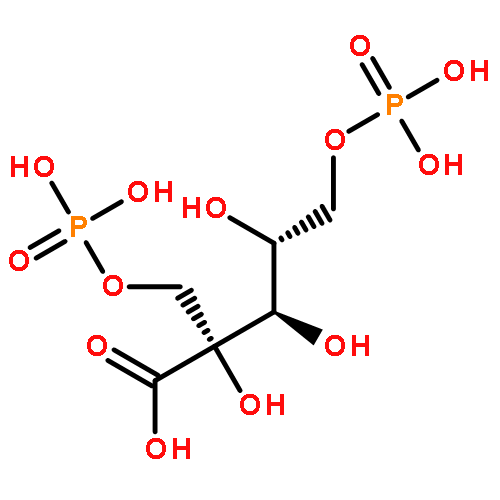 D-Ribonic acid,2-C-[(phosphonooxy)methyl]-, 5-(dihydrogen phosphate)