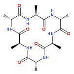 Cyclo(D-alanyl-L-alanyl-D-alanyl-L-alanyl-D-alanyl-L-alanyl)