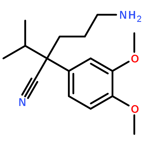 Benzeneacetonitrile, a-(3-aminopropyl)-3,4-dimethoxy-a-(1-methylethyl)-