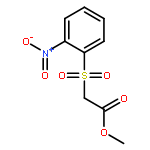 Acetic acid, [(2-nitrophenyl)sulfonyl]-, methyl ester