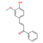 2-Propen-1-one, 3-(4-hydroxy-3-methoxyphenyl)-1-phenyl-, (2E)-