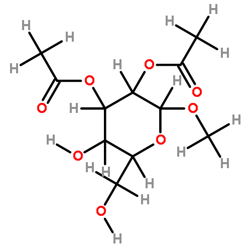 2,3-Di-Ac-Methyl beta-D-glucopyranoside