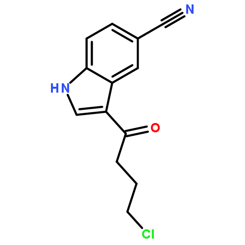 3-(4-Chlorobutanoyl)-1H-indole-5-carbonitrile