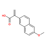 6-methoxy-α-methylene-2-naphthaleneacetic acid