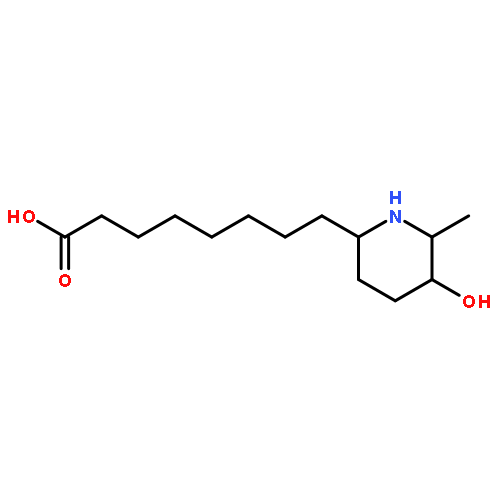 2-Piperidineoctanoicacid, 5-hydroxy-6-methyl-, (2R,5S,6S)-