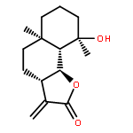 Naphtho[1,2-b]furan-2(3H)-one,decahydro-9-hydroxy-5a,9-dimethyl-3-methylene-, (3aS,5aR,9R,9aS,9bS)-