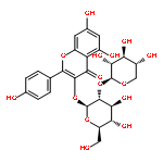 4H-1-Benzopyran-4-one,5,7-dihydroxy-2-(4-hydroxyphenyl)-3-[(2-O-b-D-xylopyranosyl-b-D-glucopyranosyl)oxy]-