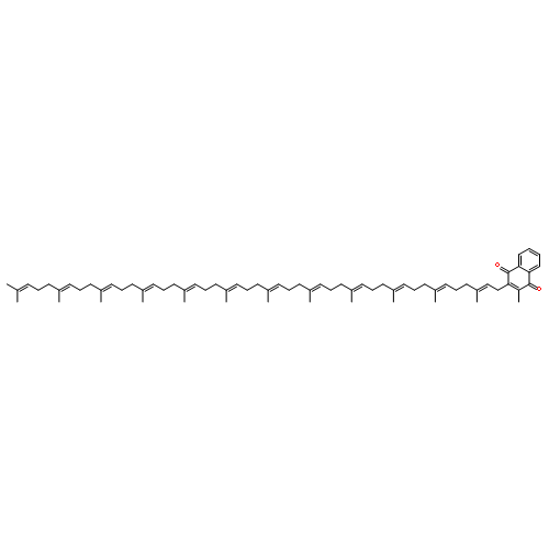 1,4-Naphthalenedione,2-[(2E,6E,10E,14E,18E,22E,26E,30E,34E,38E,42E)-3,7,11,15,19,23,27,31,35,39,43,47-dodecamethyl-2,6,10,14,18,22,26,30,34,38,42,46-octatetracontadodecaen-1-yl]-3-methyl-