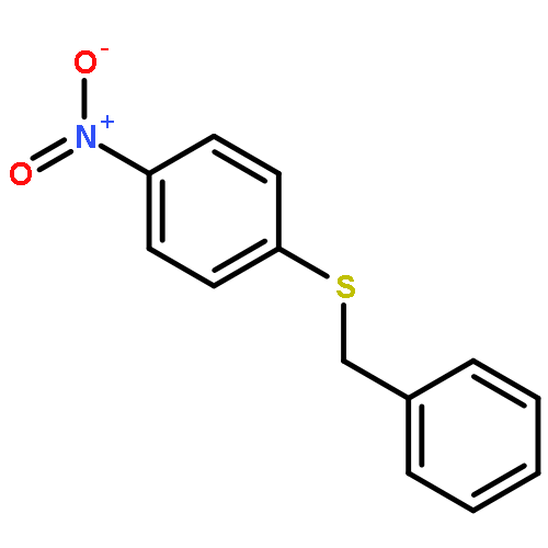 Benzene,1-nitro-4-[(phenylmethyl)thio]-