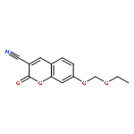 2H-1-Benzopyran-3-carbonitrile, 7-(ethoxymethoxy)-2-oxo-