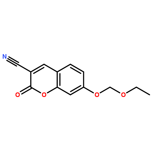 2H-1-Benzopyran-3-carbonitrile, 7-(ethoxymethoxy)-2-oxo-