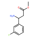 3-amino-3-(3-fluorophenyl)propionic acid methyl ester