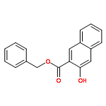 2-Naphthalenecarboxylic acid, 3-hydroxy-, phenylmethyl ester