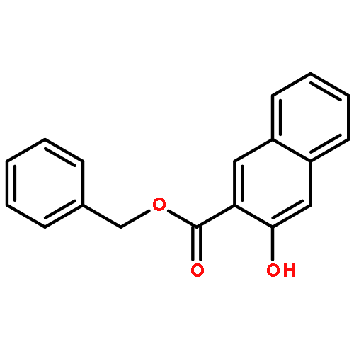 2-Naphthalenecarboxylic acid, 3-hydroxy-, phenylmethyl ester