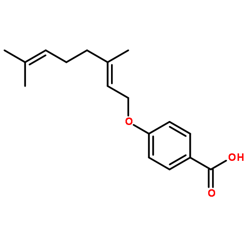 Benzoic acid, 4-[[(2E)-3,7-dimethyl-2,6-octadienyl]oxy]-