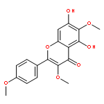 5,7-dihydroxy-3,6-dimethoxy-2-(4-methoxyphenyl)-4H-chromen-4-one