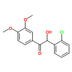 Ethanone,2-(2-chlorophenyl)-1-(3,4-dimethoxyphenyl)-2-hydroxy-