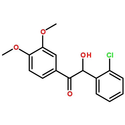 Ethanone,2-(2-chlorophenyl)-1-(3,4-dimethoxyphenyl)-2-hydroxy-