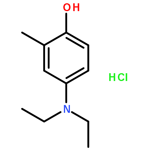 PHENOL, 4-(DIETHYLAMINO)-2-METHYL-, HYDROCHLORIDE