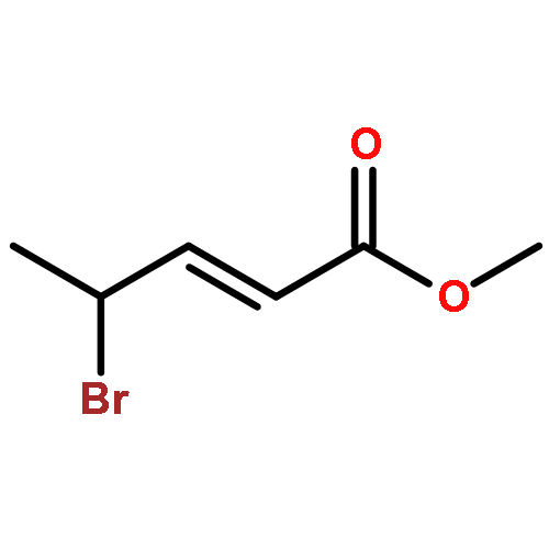 2-Pentenoic acid, 4-bromo-, methyl ester, (2E)-