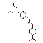 4-[({4-[bis(2-chloroethyl)amino]phenyl}carbamoyl)oxy]benzoic acid