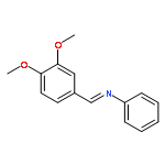 N-[(E)-(3,4-dimethoxyphenyl)methylidene]aniline