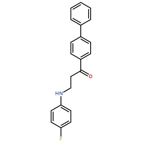 1-([1,1'-Biphenyl]-4-yl)-3-((4-fluorophenyl)amino)propan-1-one