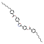 (1,3,4-Oxadiazole-2,5-diyl)bis(4,1-phenylene) bis(4-heptylbenzoate)