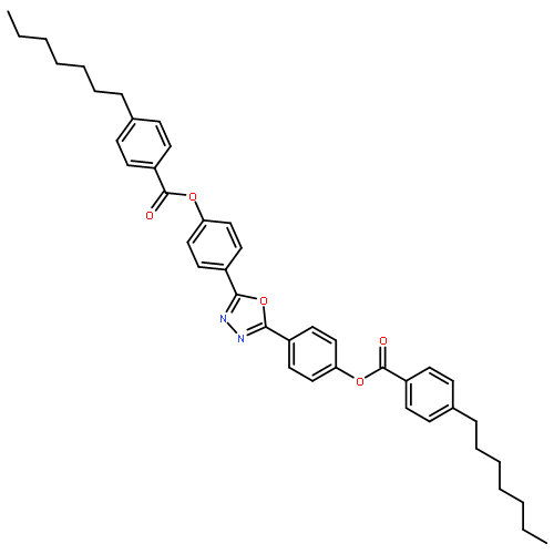 (1,3,4-Oxadiazole-2,5-diyl)bis(4,1-phenylene) bis(4-heptylbenzoate)