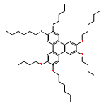 Triphenylene, 2,6,10-tributoxy-3,7,11-tris(hexyloxy)-