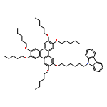 9H-Carbazole,9-[6-[[3,6,7,10,11-pentakis(pentyloxy)-2-triphenylenyl]oxy]hexyl]-