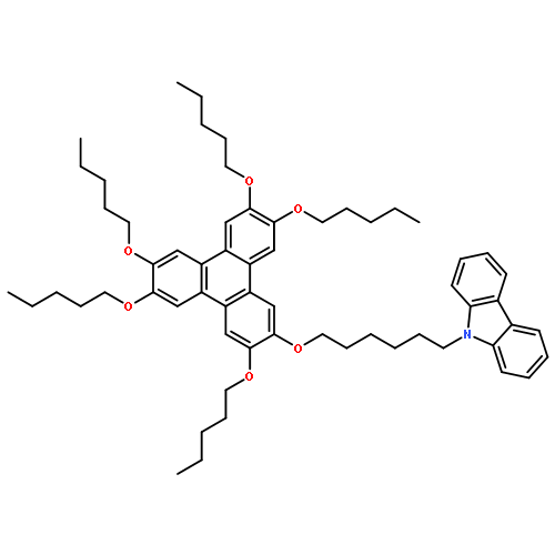 9H-Carbazole,9-[6-[[3,6,7,10,11-pentakis(pentyloxy)-2-triphenylenyl]oxy]hexyl]-