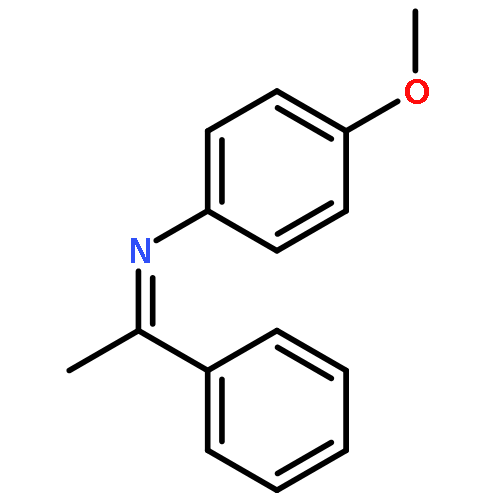 Benzenamine, 4-methoxy-N-(1-phenylethylidene)-