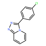 1,2,4-TRIAZOLO[4,3-A]PYRIDINE, 3-(4-CHLOROPHENYL)-