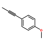 Benzene, 1-methoxy-4-(1-propynyl)-