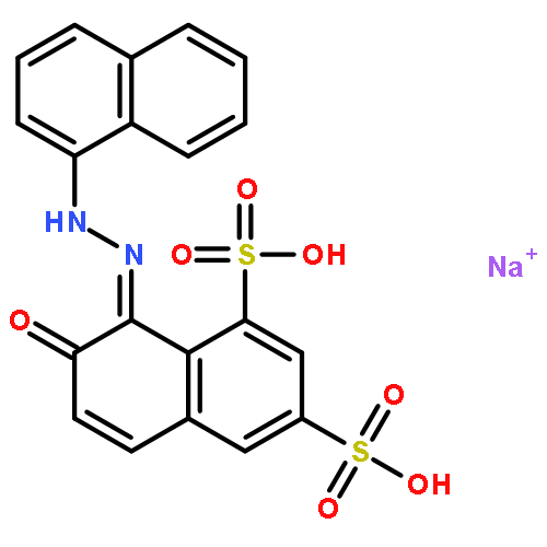 1,3-Naphthalenedisulfonicacid, 7-hydroxy-8-[2-(1-naphthalenyl)diazenyl]-, sodium salt (1:2)