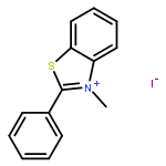 Benzothiazolium, 3-methyl-2-phenyl-, iodide