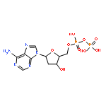 2'-deoxyadenosine 5'-(trihydrogen diphosphate)