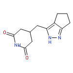 2,6-Piperidinedione,4-[(1,4,5,6-tetrahydro-3-cyclopentapyrazolyl)methyl]-