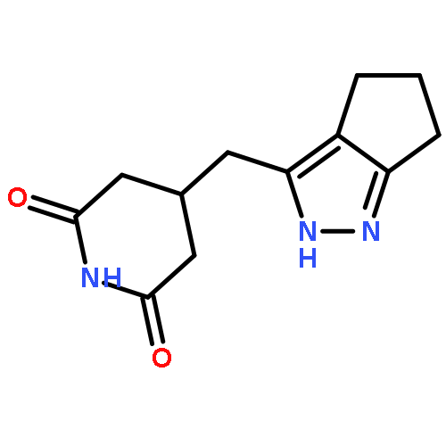 2,6-Piperidinedione,4-[(1,4,5,6-tetrahydro-3-cyclopentapyrazolyl)methyl]-