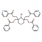 (2-Hydroxycyclohexane-1,1,3,3-tetrayl)tetrakis(methylene) tetranicotinate