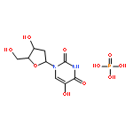 5-hydroxy-1-[(2R,4S,5R)-4-hydroxy-5-(hydroxymethyl)tetrahydrofuran-2-yl]pyrimidine-2,4-dione; phosphoric acid