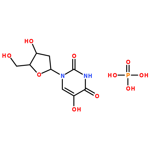 5-hydroxy-1-[(2R,4S,5R)-4-hydroxy-5-(hydroxymethyl)tetrahydrofuran-2-yl]pyrimidine-2,4-dione; phosphoric acid