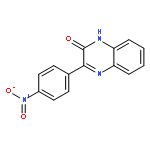 2(1H)-Quinoxalinone, 3-(4-nitrophenyl)-