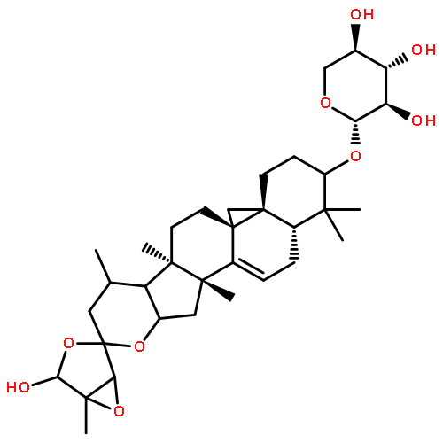 b-D-Xylopyranoside, (3b,15a,16a,23R,24S)-16,23:16,24-diepoxy-15,25-dihydroxy-9,19-cyclolanostan-3-yl